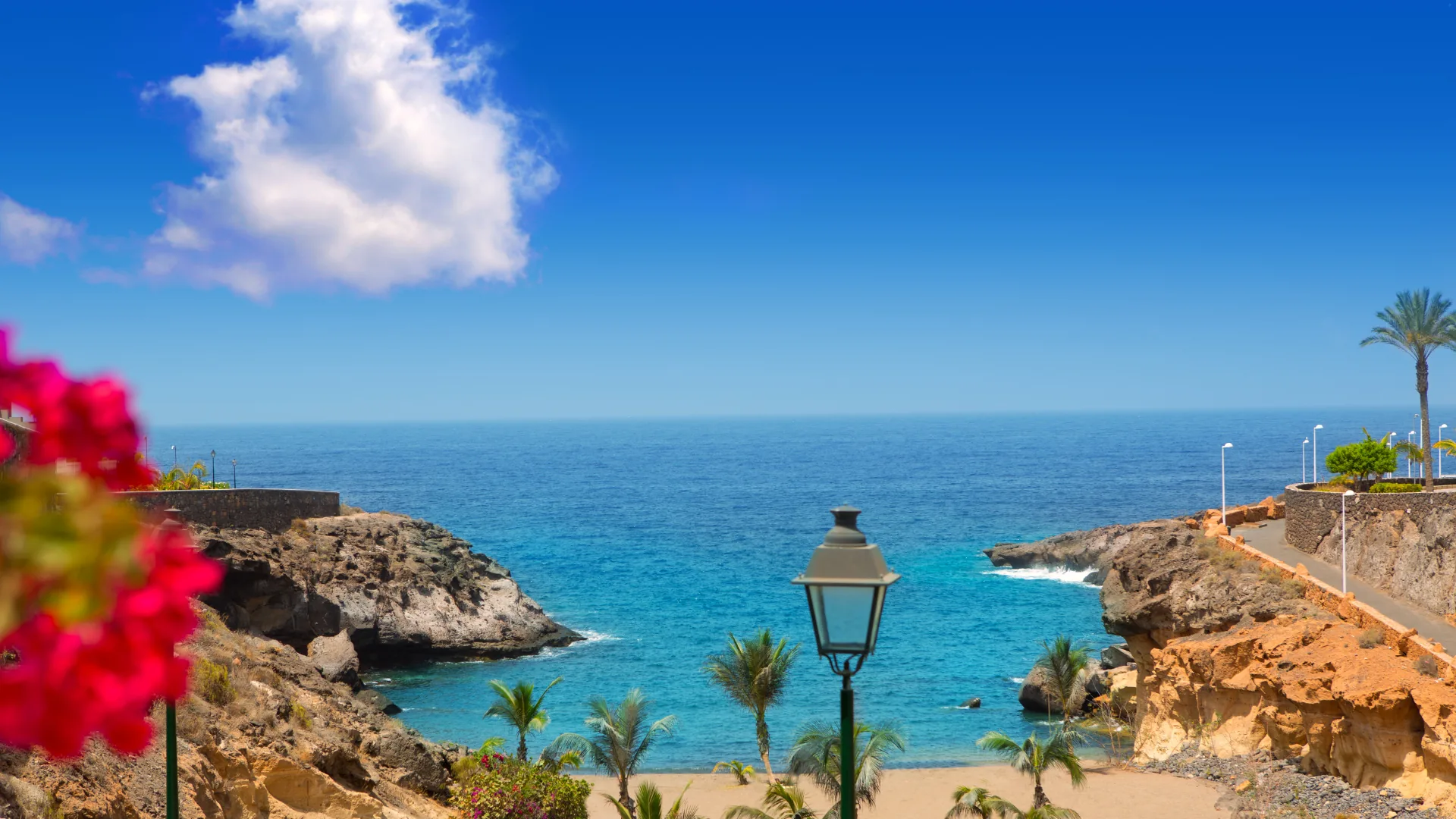 The Canary Islands coast